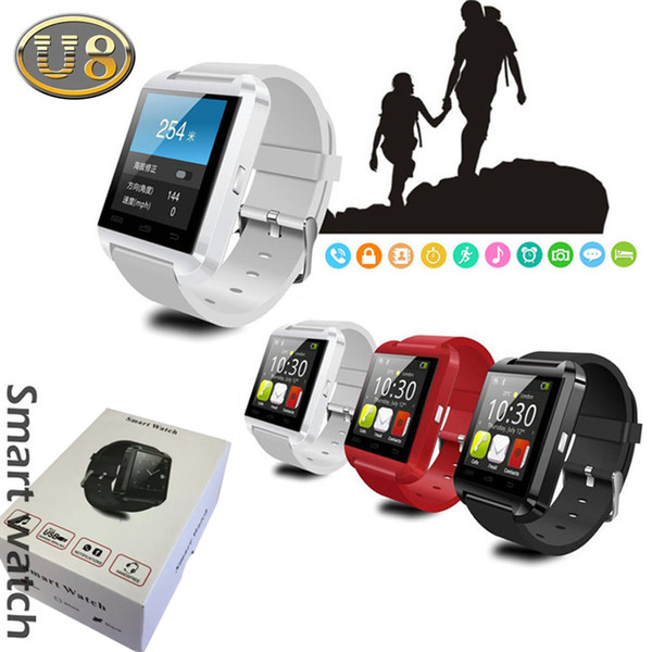 Bluetooth U8 Smartwatch For Android iOS Samsung Sony SmartPhones Music Sports Sleep Digital Wristwatch