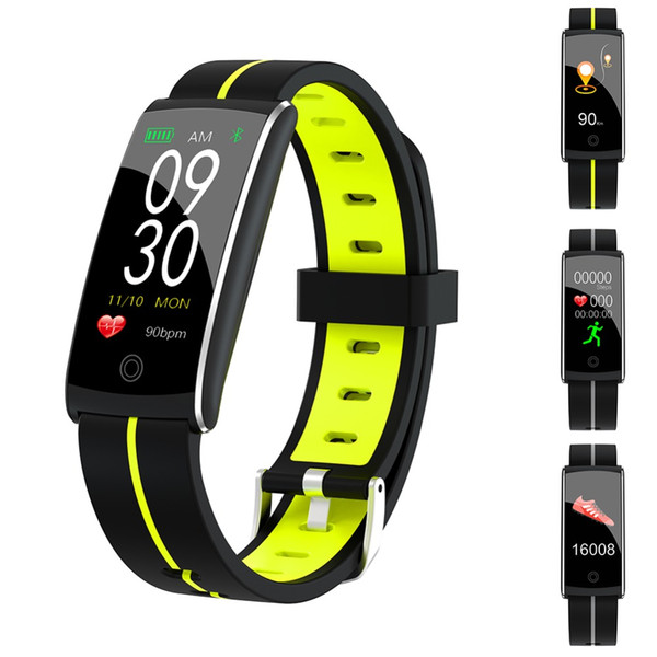 F10 Smart Bracelet IP68 Waterproof Color Screen Fitness Tracker Sport Remote Control Smart band for Android&iOS smart Phone