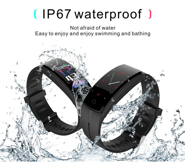 QS100 Smart Wristband Heart Rate Monitor Fitness Tracker Smart bracelet Blood Pressure Sport Smart Band VS QS90