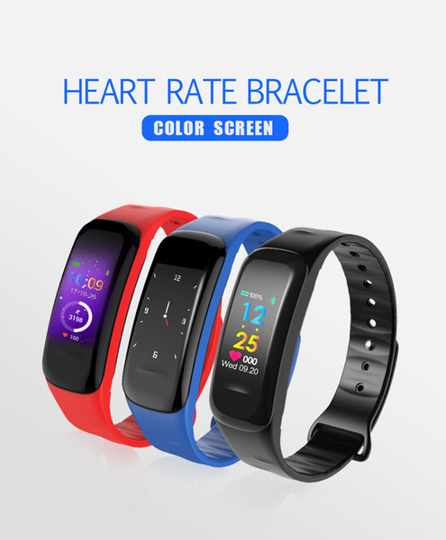 C18 Smart Bracelet ECG Fitnes Pulseira Inteligente Detachable Blood Pressure APP Wristband Pedometer Activity Tracker smartBand