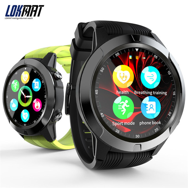 LOKMAT smart watch waterproof GPS outdoor sports fitness bracelet Bluetooth phone watch support sim card compatible ios Android