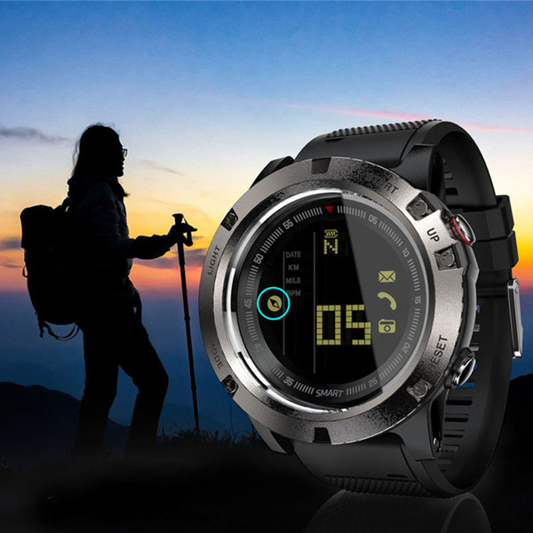 LOKMAT MK05 smart watch heart rate monitor waterproof 50m call information reminder compass bluetooth smart watch for men