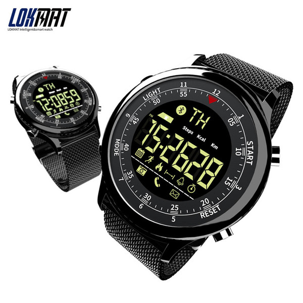 LOKMAT sports watch Bluetooth waterproof men's smart watch digital long standby support call and SMS reminder outdoor sports SmartWatch