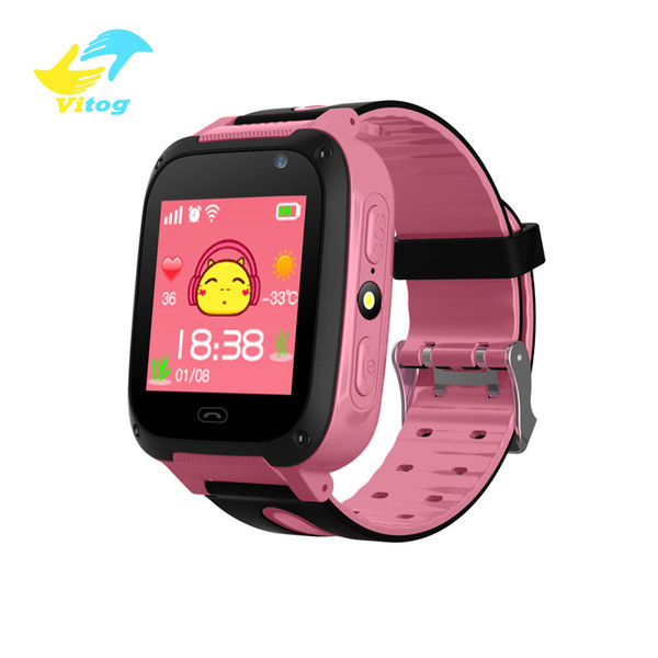 Vitog Smart Watch Q9 Children Anti-lost Smart Watches Smartwatch LBS Position fitness Tracker Bracelet Call For Kids Gift