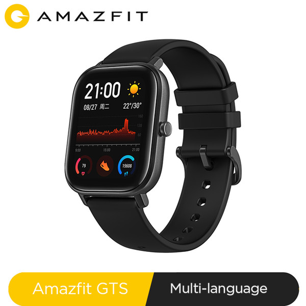 Global Version NEW Amazfit GTS Smart Watch 5ATM Waterproof Swimming 14Days Battery Music Control for Xiaomi IOS Phone