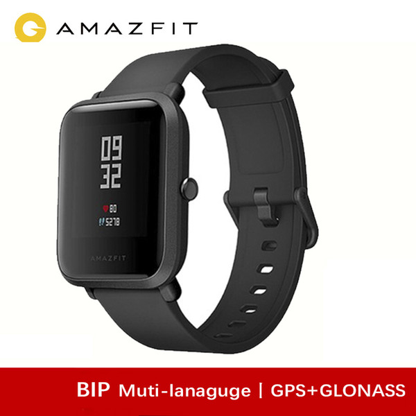 Amazfit Bip Smart Watch Bluetooth GPS Sport Heart Rate Monitor IP68 Waterproof Call Reminder MiFit APP Alarm Vibration