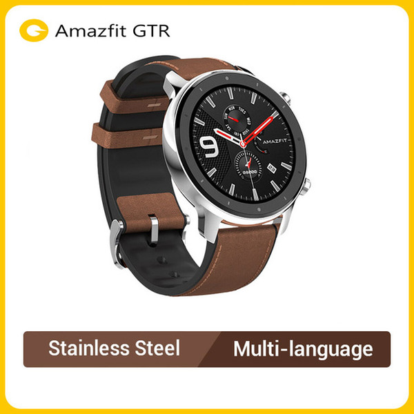 Amazfit GTR 47mm Smart Watch with GPS 5ATM Waterproof 24 Days Battery Life 12 sports mode Bluetooth AMOLED Screen