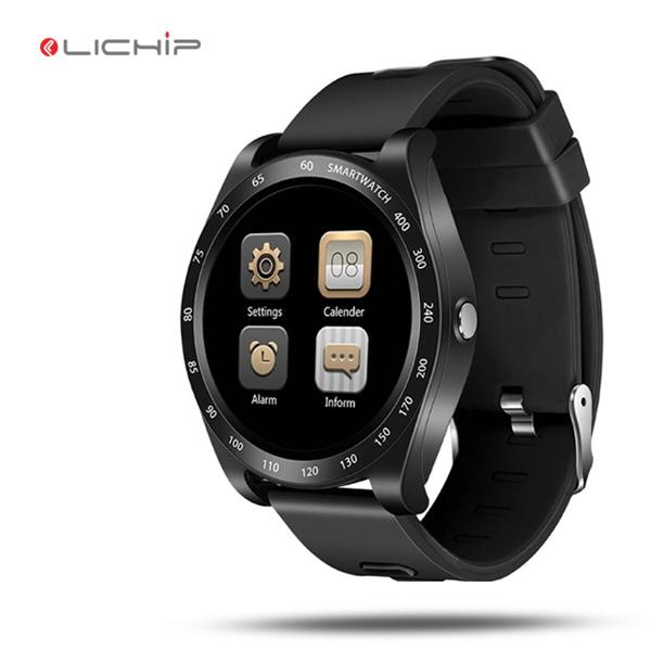 LICHIP L113 smart watch 2019 sim card android phone Vintage Style smartwatch band round touch screen with whatsapp