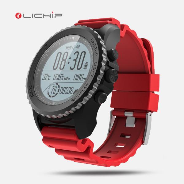 LICHIP L148 snorkeling swimming smart watch phone heart rate S968 IP68 waterproof GPS heart rate pressure temperature sport smartwatch