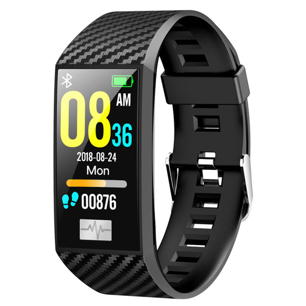 2019 New DT58 ECG Heart Rate Blood Pressure Altitude UV Bluetooth4.2 Smart 1.14inc Large Screen Bracelet IP68 waterproof Smart watches