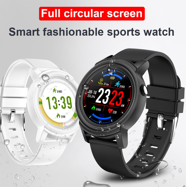 New DK02 Smart Watch Full Round 1.3inch Screen Display Smart Band Heart IP67 Waterproof Smart Bracelet