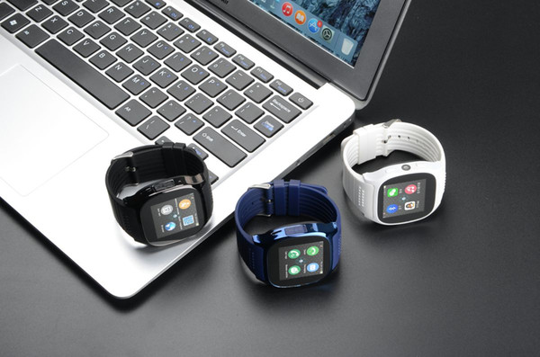 T8 Bluetooth SmartWatch SIM Card Can Dial and receive Call Sleep monitoring Remote camera Four Patch Style