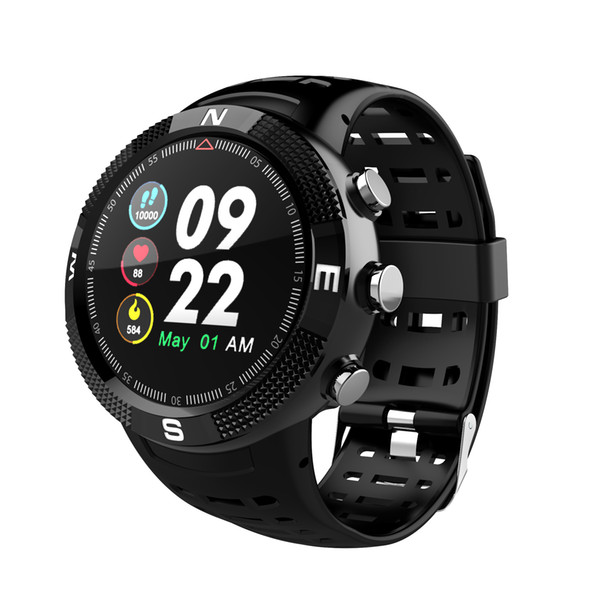 F18 Smartwatch Bluetooth4.2 glonass GPS Multi Sport Mode IP68 Waterproof 1.3inch OLED Color Display Heart Rate Detection IOS and Android