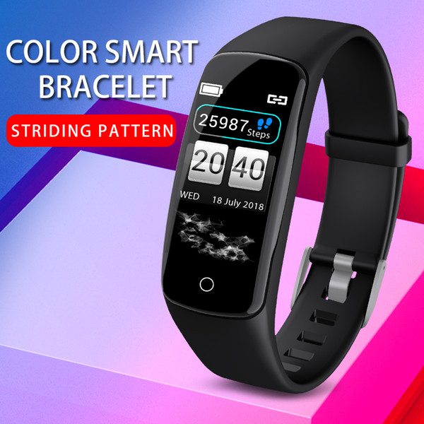 Latest V8 Smart Bracelet Blood Pressure Blood Oxygen Heart Rate Monitor IP67 Waterproof Fitness Bracelet Smart Wristband