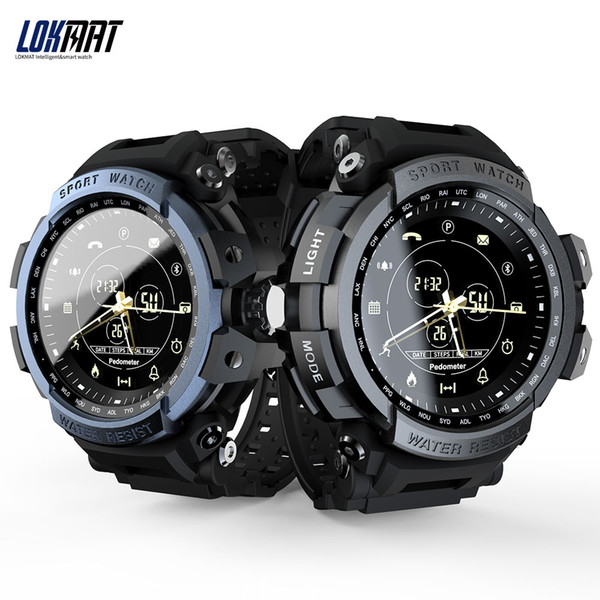 LOKMAT Sport Smart Watch Professional 5ATM Waterproof Bluetooth Call Reminder Men Clock Smart wear For ios and Android Adult outdoor watch