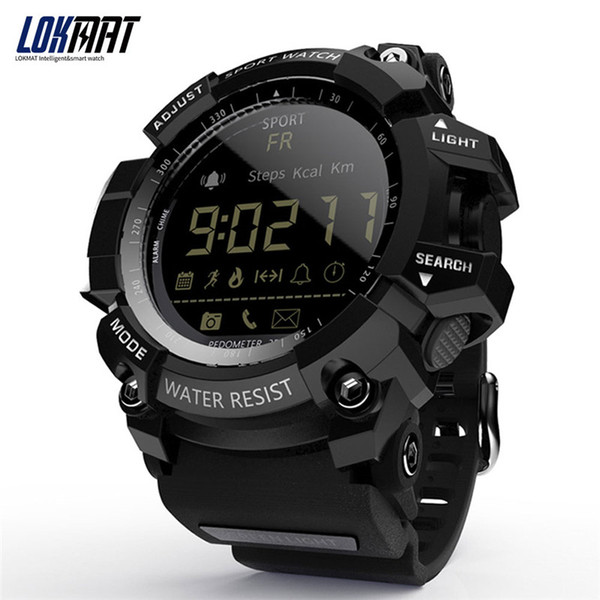 LOKMAT smart watch Bluetooth digital men's clock pedometer smartwatch waterproof IP67 smart bracelet adult outdoor sports smart wear watch