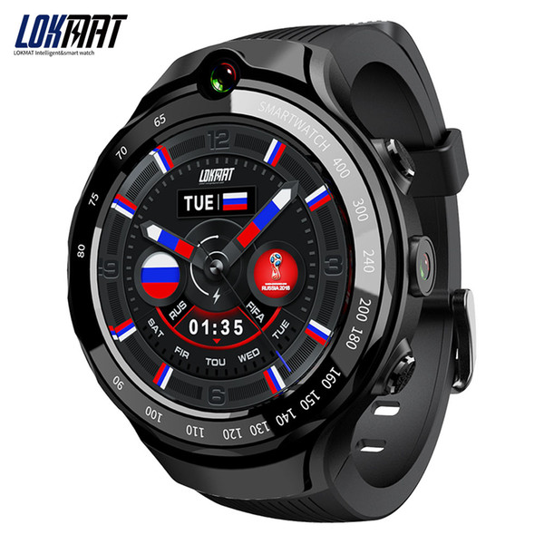 LOKMAT Smart watch Nano 4g LTE Intelligent mobile phone watch smart wear Android7.1.1 1GB + 16GB gps heart rate multi-function outdoor watch