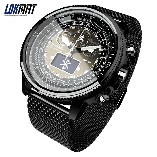 LOKMAT Sport Men Smart Bluetooth Watch Fitness Tracker IP67 Waterproof Smartwatch for Best Smartwatch ios Android