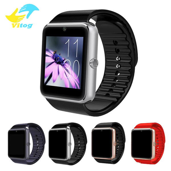 GT08 Bluetooth Smart Watch with SIM Card Slot Health Watchs for Android Samsung Smartphones Bracelet Smartwatch