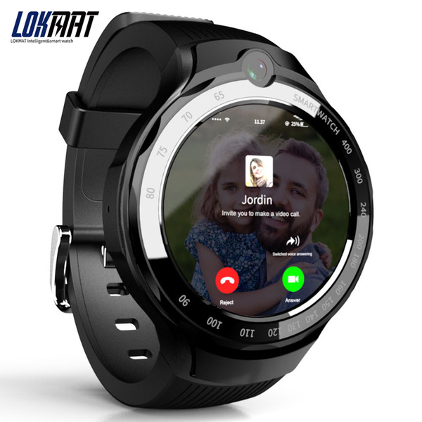 LOKMAT dual camera ip67 waterproof smartwatch heart rate Dial Call for smartwatch android gps