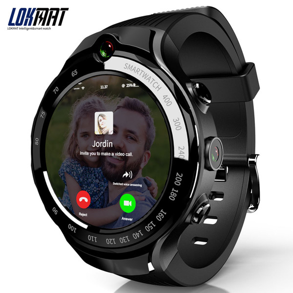 LOKMAT Android Smart Watch Phone 2019 Touch Screen Heart Rate Tracker Multi-Sports Smartwatch With Call Answer