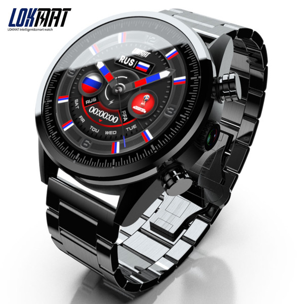 LOKMAT Fashion Wif smart watch heart rate monitor SIM Card GPS Android Smartwatch for 4G Smart Watch Phone