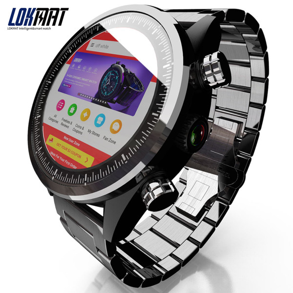 LOKMAT LK08 4G Smart watch Android 7.1 3GB+32GB 610mAh Battery Smart watch GPS for Men