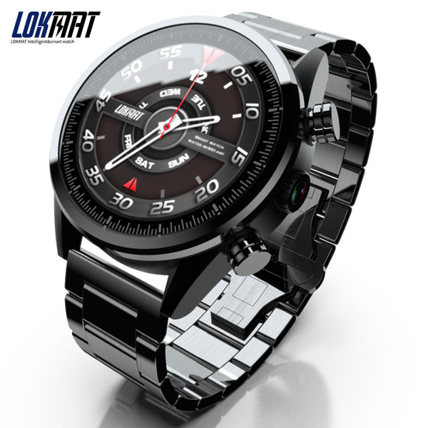 New LOKMAT LK08 4G Smart watch Android 7.1 MTK6739 3GB+32GB 400*400 AMOLED Screen 610mAh Battery Smartwatch GPS Smartwatch Men