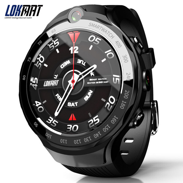 LOKMAT Hot Sale watch 2019 1.39 inch Android System Smart Watch Lok02 bluetooth dual camera gps watch for Mobile Phone