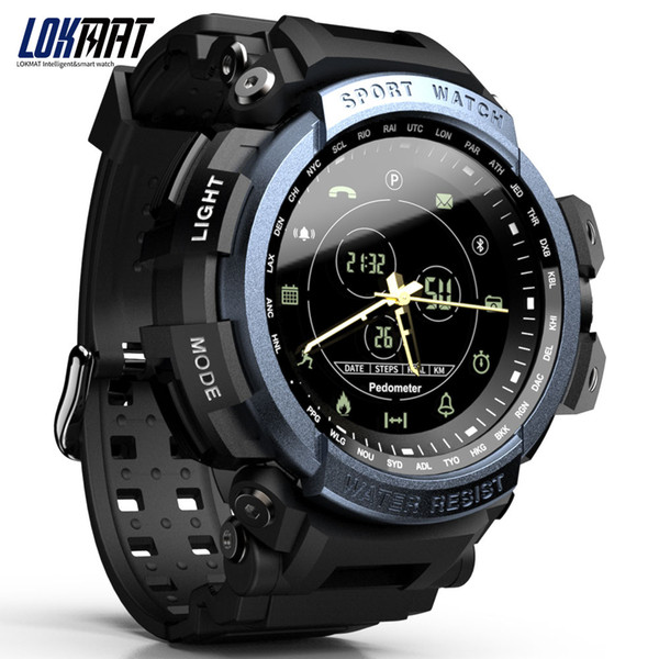 LOKMAT Smart Watch Sport Waterproof pedometers Message Reminder Bluetooth Outdoor swimming men smartwatch for ios Android phone