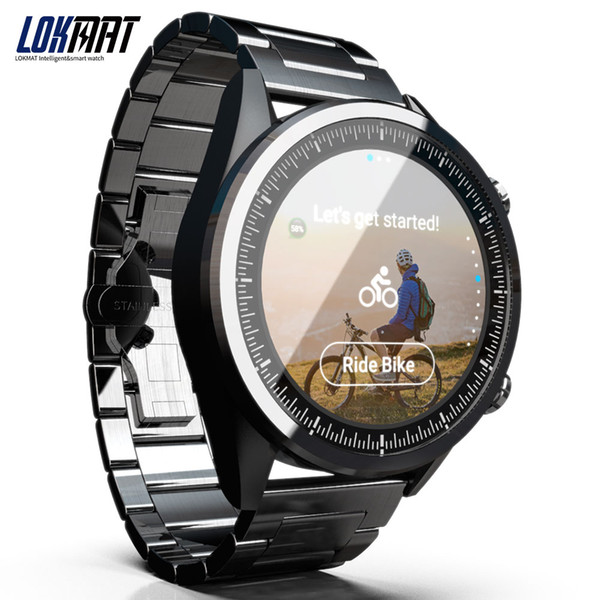 LOKMAT Dial Call Smart Watch Phone Android 7.1 Support SIM Card GPS WiFi Wrist Smartwatch 4G Watch for Men and Women