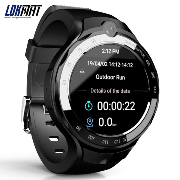 LOKMAT lok02 4G Android Smart Watch Men Sport Sim Card dual camera Fitness Tracker Bluetooth 4.0 for Android/IOS Watch