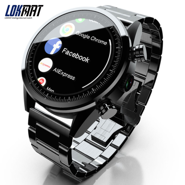 LOKMAT smart watch gps tracking heart rate tracker wifi wrist watch cell phone for watch phone with sim card