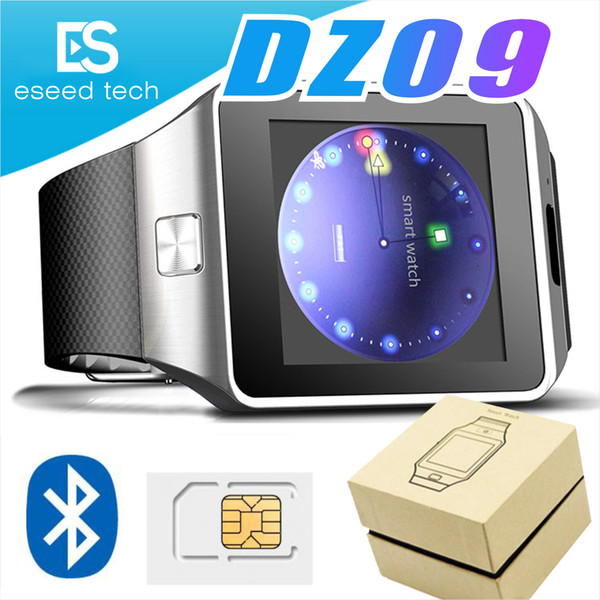 DZ09 Bluetooth smart watch for apple watch android smartwatch for iPhone Samsung smart phone with camera dial call answer Passometer