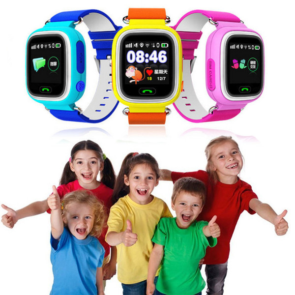 Child Smart Watch Intelligente Locator Tracker Anti-Lost Remote Monitor Q80 GPRS GSM GPRS Wrist Watch Best Gift For Children Kids