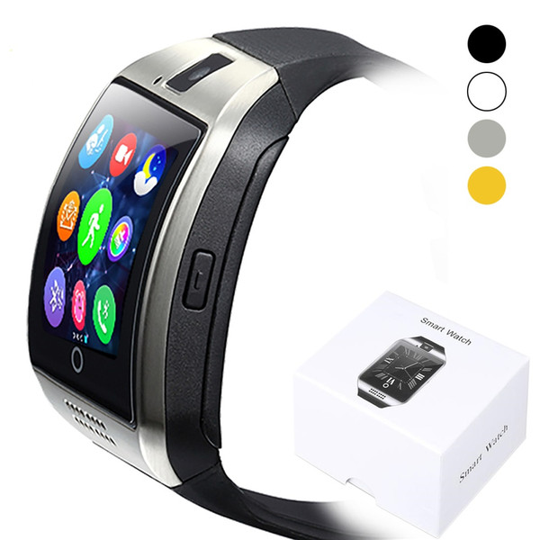 Q18 Bluetooth Smart Watch With Touch Screen Big Battery Support TF Sim Card Camera for Android Phone Smartwatch pk dz09 gt08 smart watch