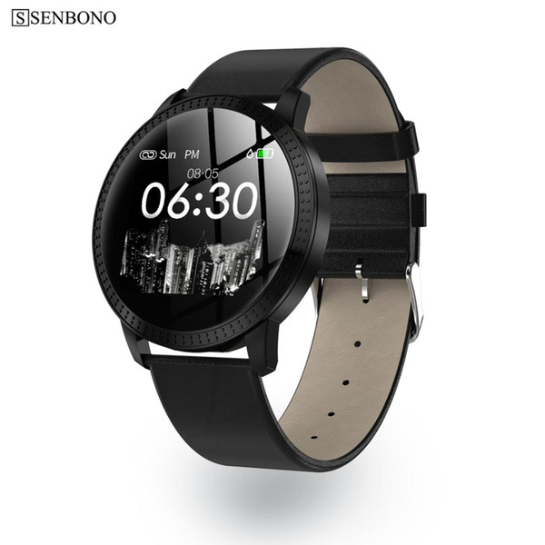 SENBONO CF18 Smart Watch OLED Color Screen Smartwatch men Fashion Fitness Tracker Heart Rate