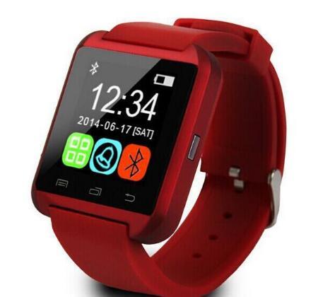 2016 Bluetooth U8 Smart Watch sport running Timing IOS Phone interconnected Wrist Watch available English And Chinese White black Red choos