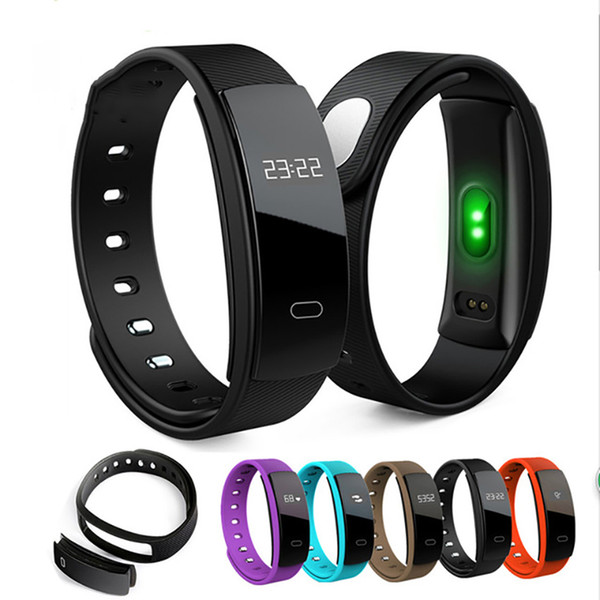 QS80 Smart Bracelet Fitness Tracker Sport Smart Wristband IP67 Waterproof OLED Smart Band Bluetooth For Android IOS With Retail Package