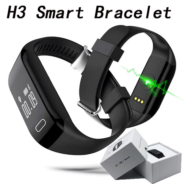 Smart Wristband Bracelet H3 Smartband IP68 Waterproof Heart Rate Monitor Fitness/Activity Tracker Smart Watch Call Alarm