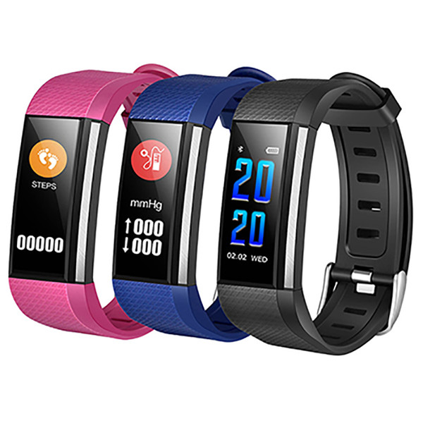 M200 Smart Bracelets Sports Band Heart Rate Blood Pressure/Blood Oxygen Monitor Watches Waterproof Wristband Fitness Tracker With Retail Box