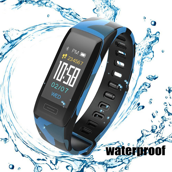 Smart Bracelet V7 Plus Sport Pedometer Heart Rate Blood Pressure Fitness Tracker Smart Wristband With Retail Package For Andriod IOS