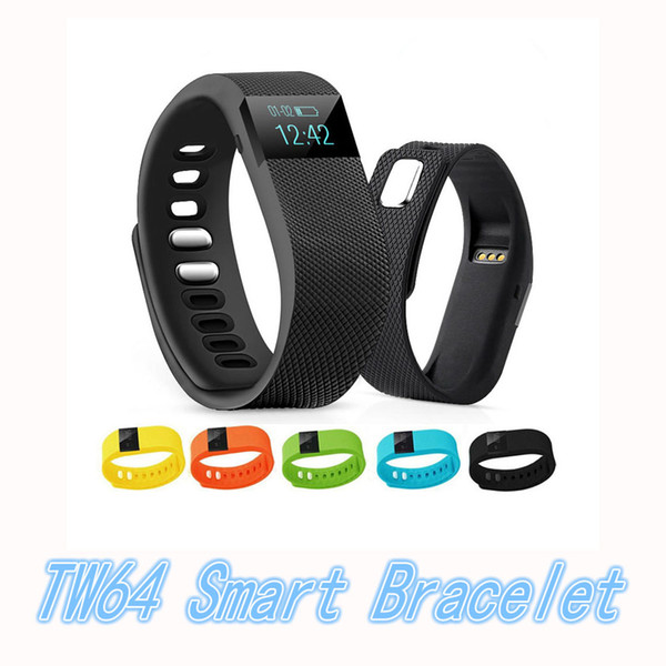 New Bluetooth Smartband TW64 Pedometer Fitness Tracker Smart Wristband Sport Bracelet For IOS Android tw64 Smart Band VS Mi Band