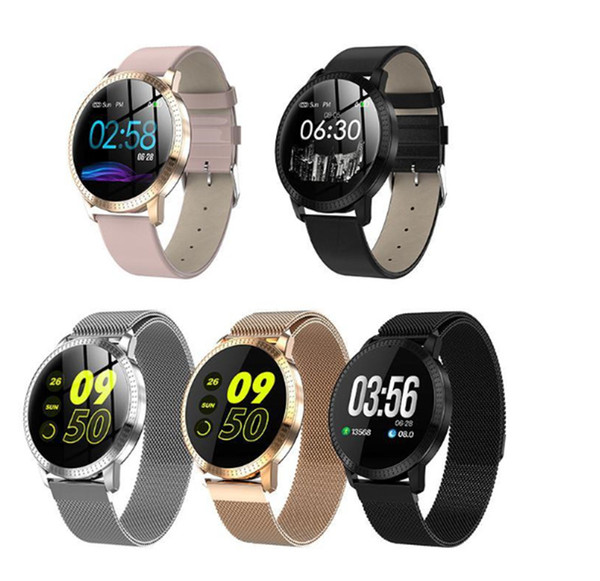 New CF18 Smart Watch OLED Color Screen Smartwatch Fashion Fitness Tracker Heart Rate Blood Pressure Monitor For Men Women