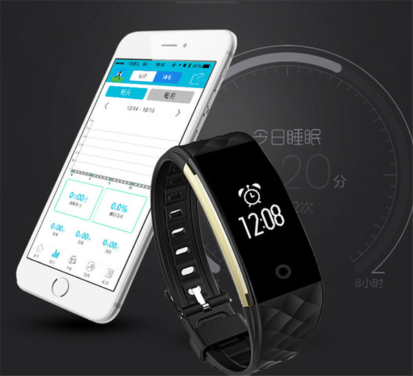 2019 newest Bluetooth Smart Band S2 Wristband Heart Rate Monitor IP67 Waterproof Smartband Activity Tracker Bracelet