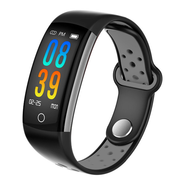 Q6 Colorful Screen Display Smart Bracelet Sports Fitness Tracker Heart Rate Smart Wristband