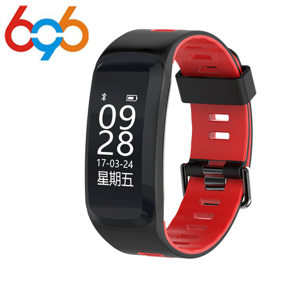 696 F4 Smart Wristband Waterproof Fitness Bracelet Blood Pressure Oxygen Heart Rate Monitor Wristbands for IOS/And