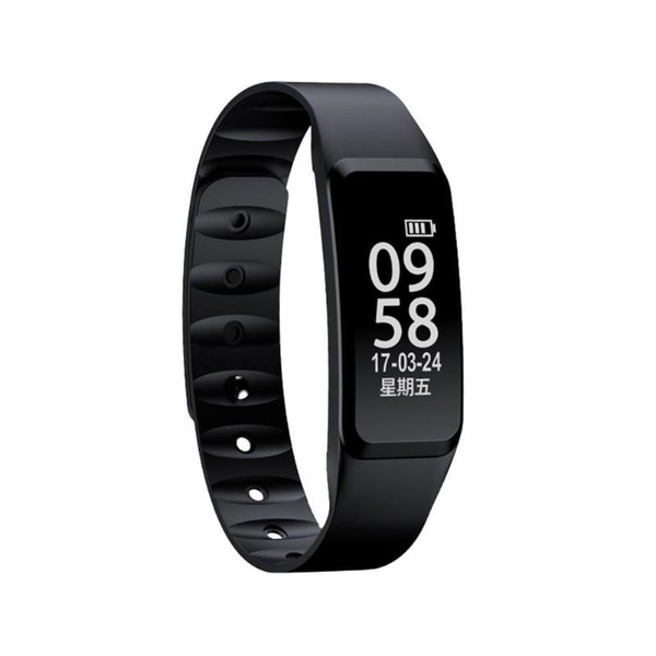 ALLOYSEED 0.96' Screen Smart Band Blood Pressure Heart Rate Monitor Pedometer Waterproof IP67 Smartband Watch Bracelet