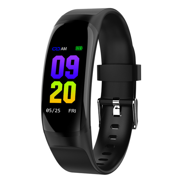 IPS Color Screen Smart Wristband Waterproof Fitness Tracker Band Heart Rate Blood Pressure Sleep Track SMS Call Remind Bracelet