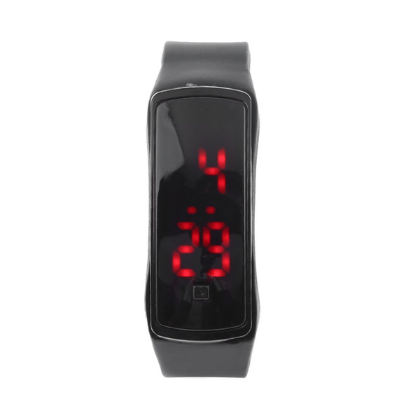 10PCS Fashionable Design Sport LED Bracelet Watch Men Women Unisex Students Silicone Strap Bracelet Watch Best Birthday Gift